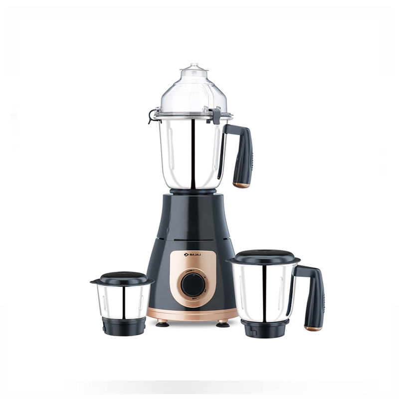 Bajaj GX-3701 750W Mixer Grinder with Nutri-Pro Feature- 3 Jars