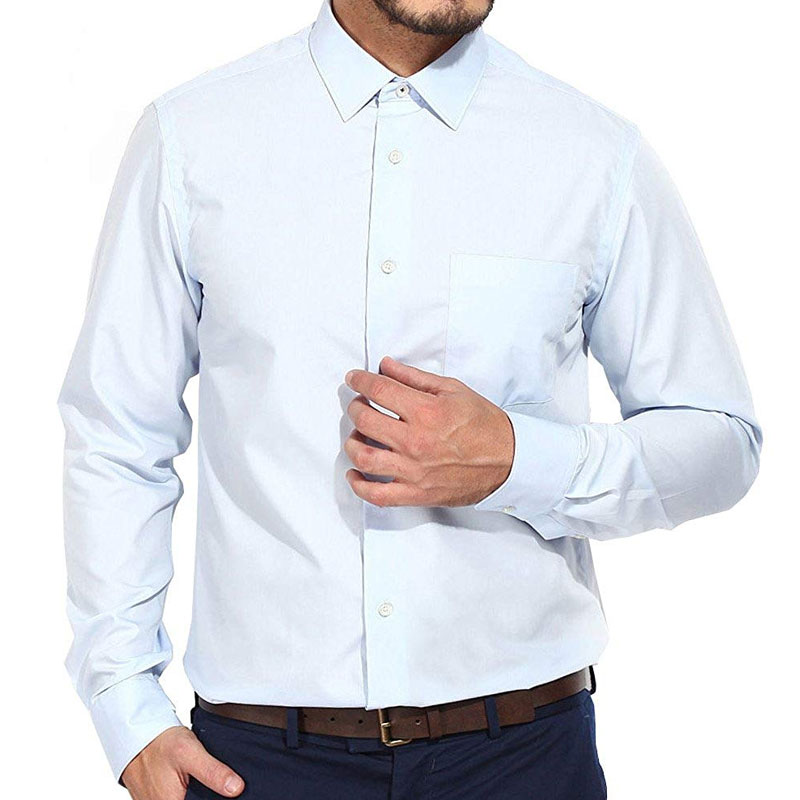 Blackberrys Men's Sky Blue Slim Fit Shirt