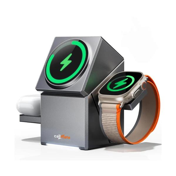 Callmate Iron Hide 3 in 1 Wireless Charger 15W