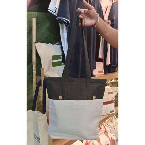 Smaller footprint canvas bag 1