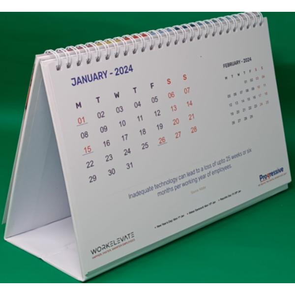 Table Top Customized Wiro Calendar