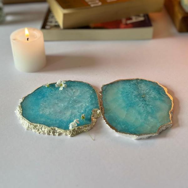 2 Resin Coasters 