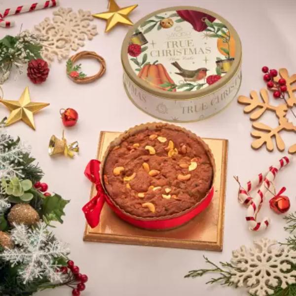 Seasons Greetings Plum Cake