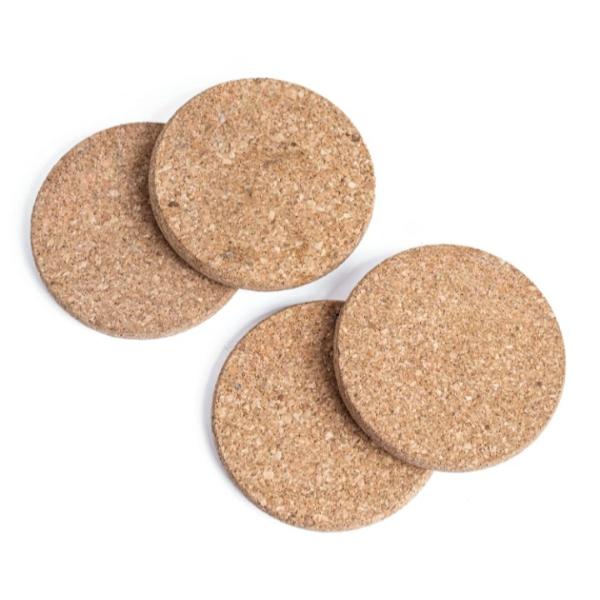 Cork Coasters Set 