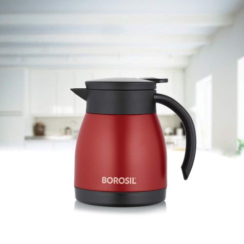 Borosil TEAPOT RED 500 ml