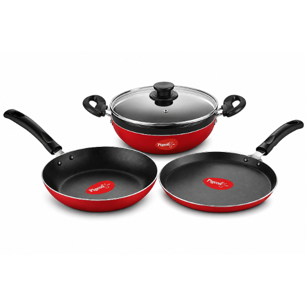 Pigeon Alba Set of Four Pcs Non Stick Induction Base