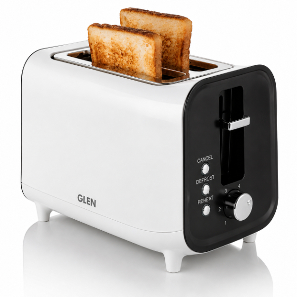 Glen Electric Auto Pop up 2 Slice Toaster