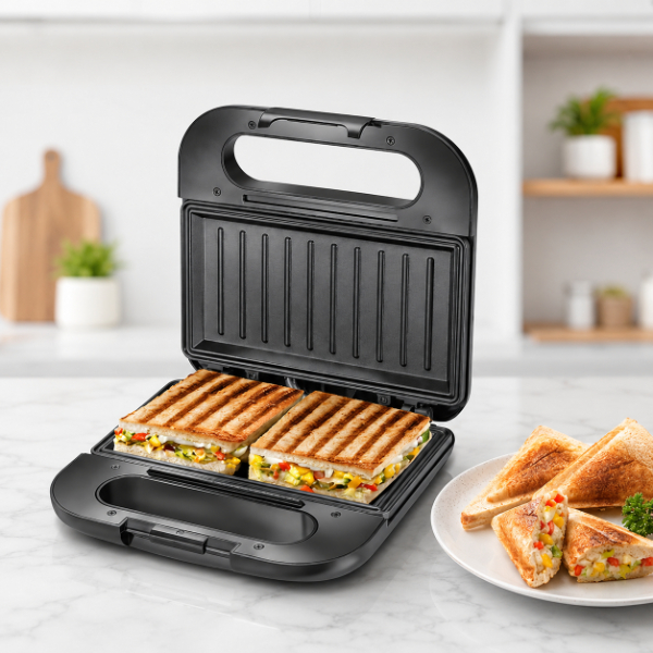 Prestige 750 W Sandwich Toaster with Fixed and Deep Sandwich Grill Plates