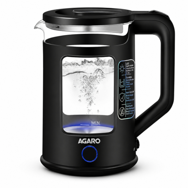 Agaro Galaxy Glass Kettle