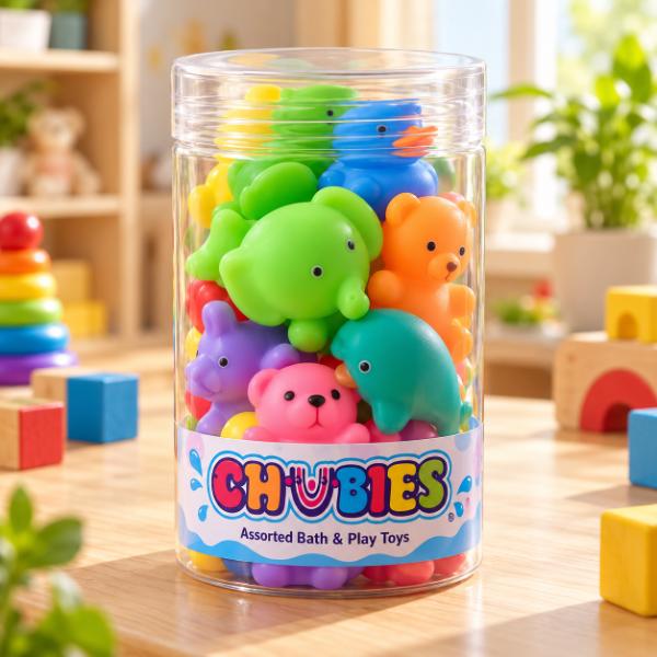 Gift Jar Assorted Colourful Play Toys