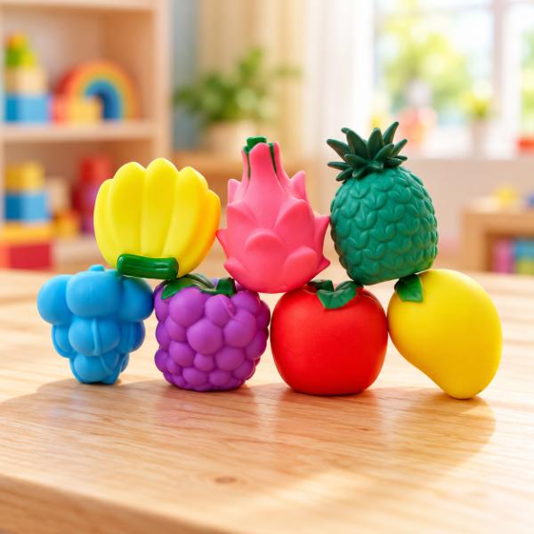 Fruit Series Colourful Toys Set of 6