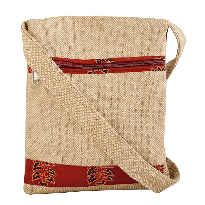 Fancy Jute Sling Bag