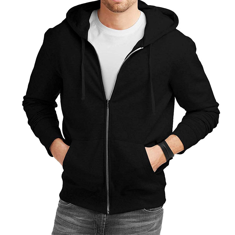 Hoodie with Full Front Zipper