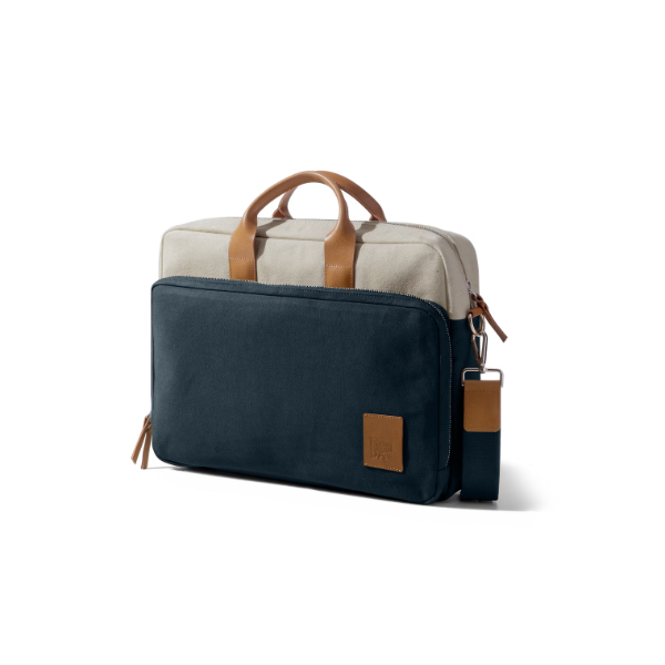 Daily Object Ivory Navy Commute Messenger Bag