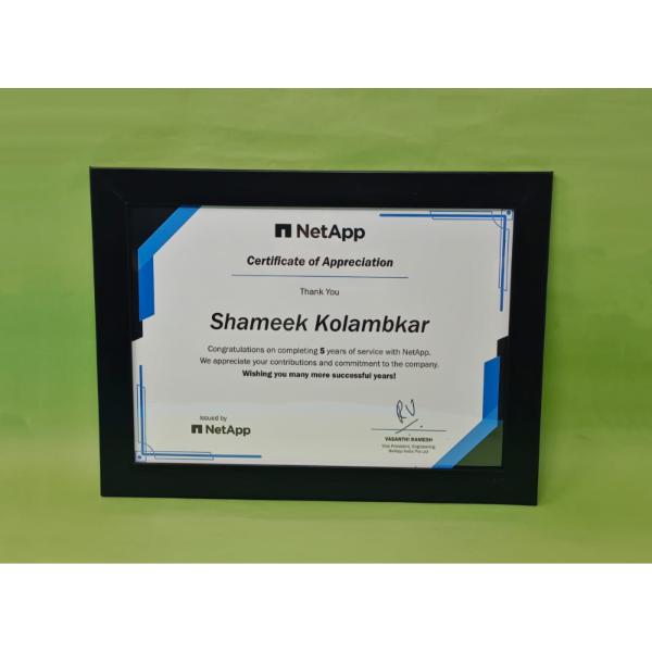 Netapp Certificate