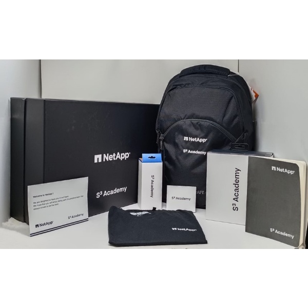 Welcome kit for new employees of NetApp