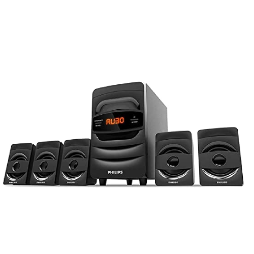 Philips Audios SPA5162B 5-1 Channel Multimedia Speakers