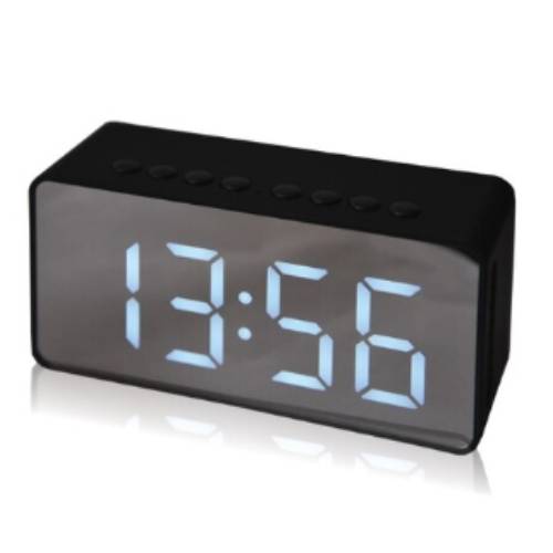 Bluetooth Speaker and Mirrored Alarm Clock