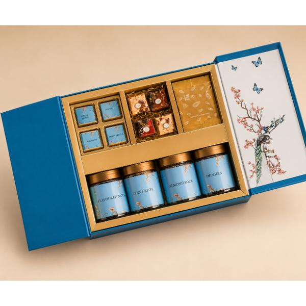 Blue Peacock Premium Diwali Box