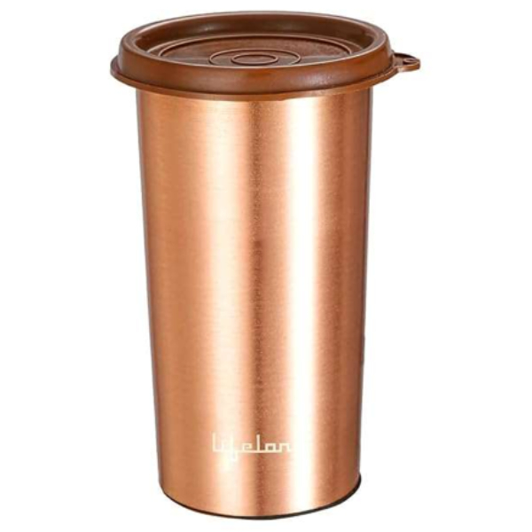Lifelong Copper Water Tumbler with Lid