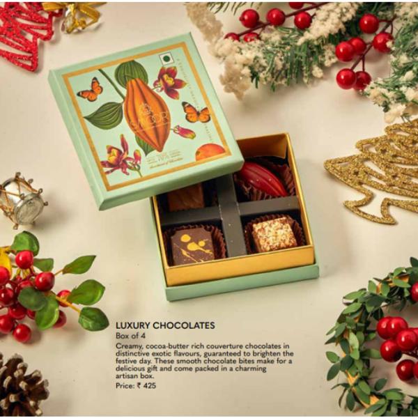 LUXURY CHOCOLATES BOX OF 4