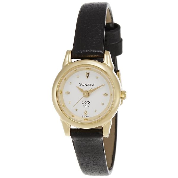 Sonata Analog White Dial Womens Watch