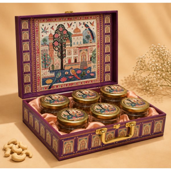 Royal Peacock Dry Fruit Box