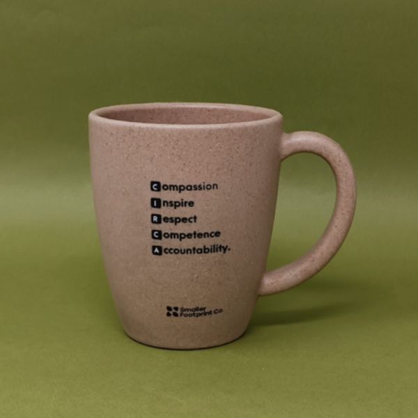 Rice husk mug with Custom printing 