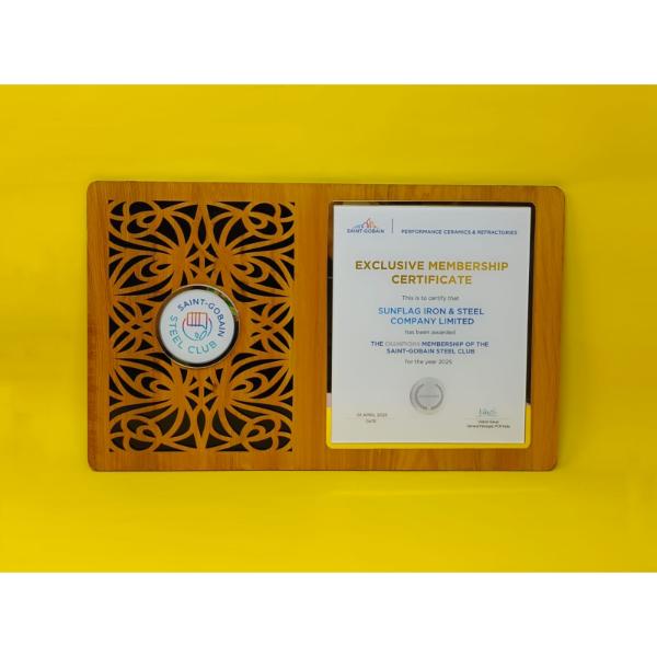 Saint Gobain Certificate Frame