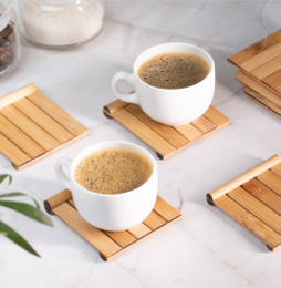 Elegant Bamboo Coasters