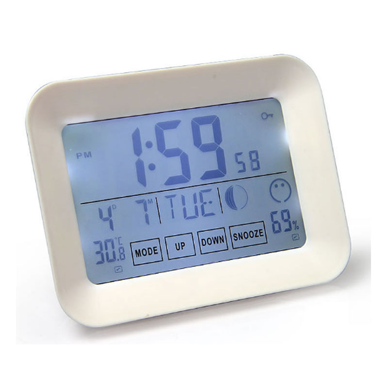 Touch Clock White