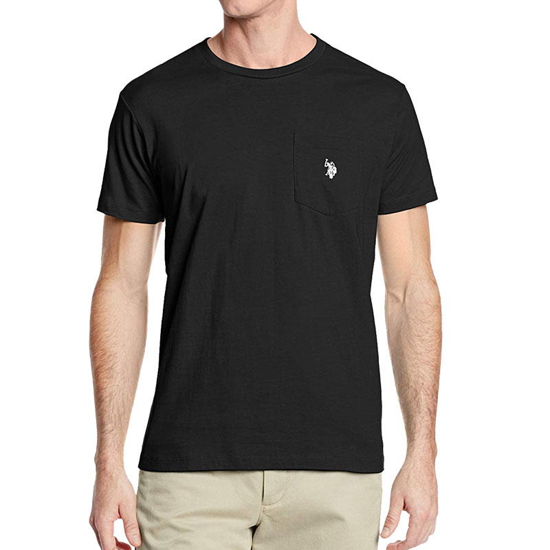 US POLO ASSN Mens Crew-Neck Pocket T-Shirt