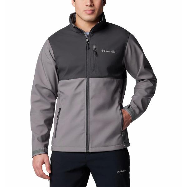 Columbia Men Grey Ascender Softshell Jacket