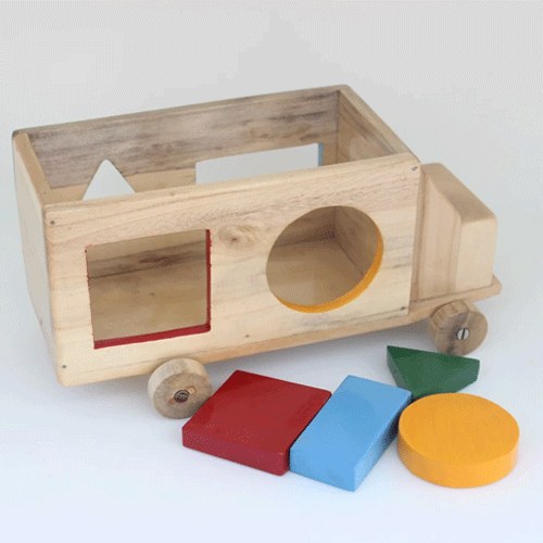 Wooden Toys Truck Shape Sorter