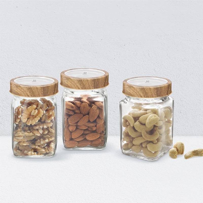 Treo - Set of 3 Storage Jar - 310 Ml