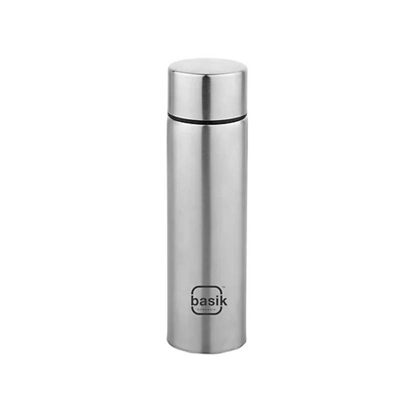 Basik Aqua Slim Stainless Steel Single Wall Bottle