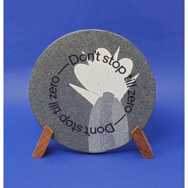 Ottaline Carbon Tile Made out of  cars Pollution